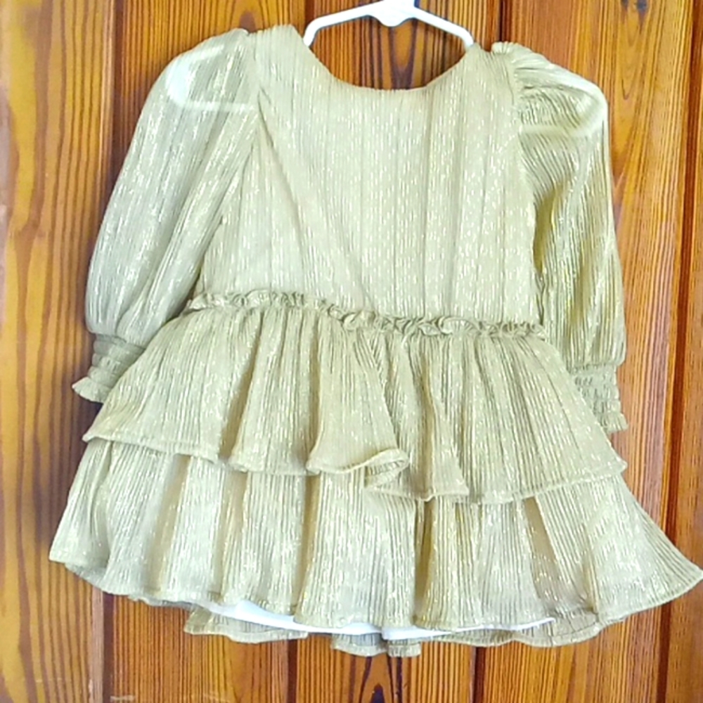 Gold dress